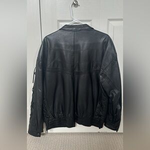 Vintage Black Leather Jacket